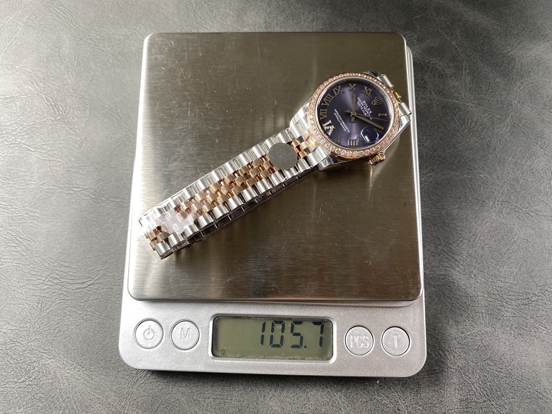 Rolex Datejust 31 Purple Roman Diamond Dial Jubilee 278381RBR