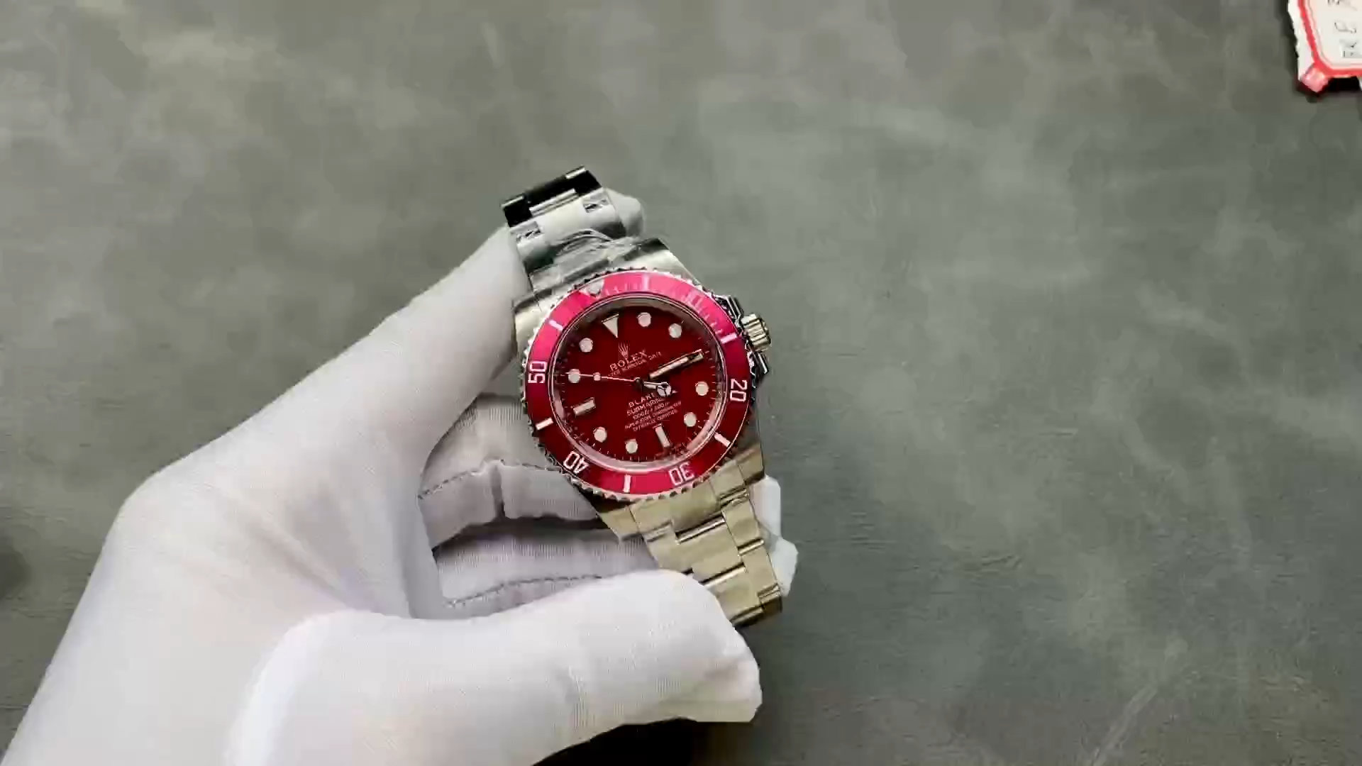 Rolex Blaken Submariner Truckee Red Limited Edition 40MM Mens Replica Watch - Video