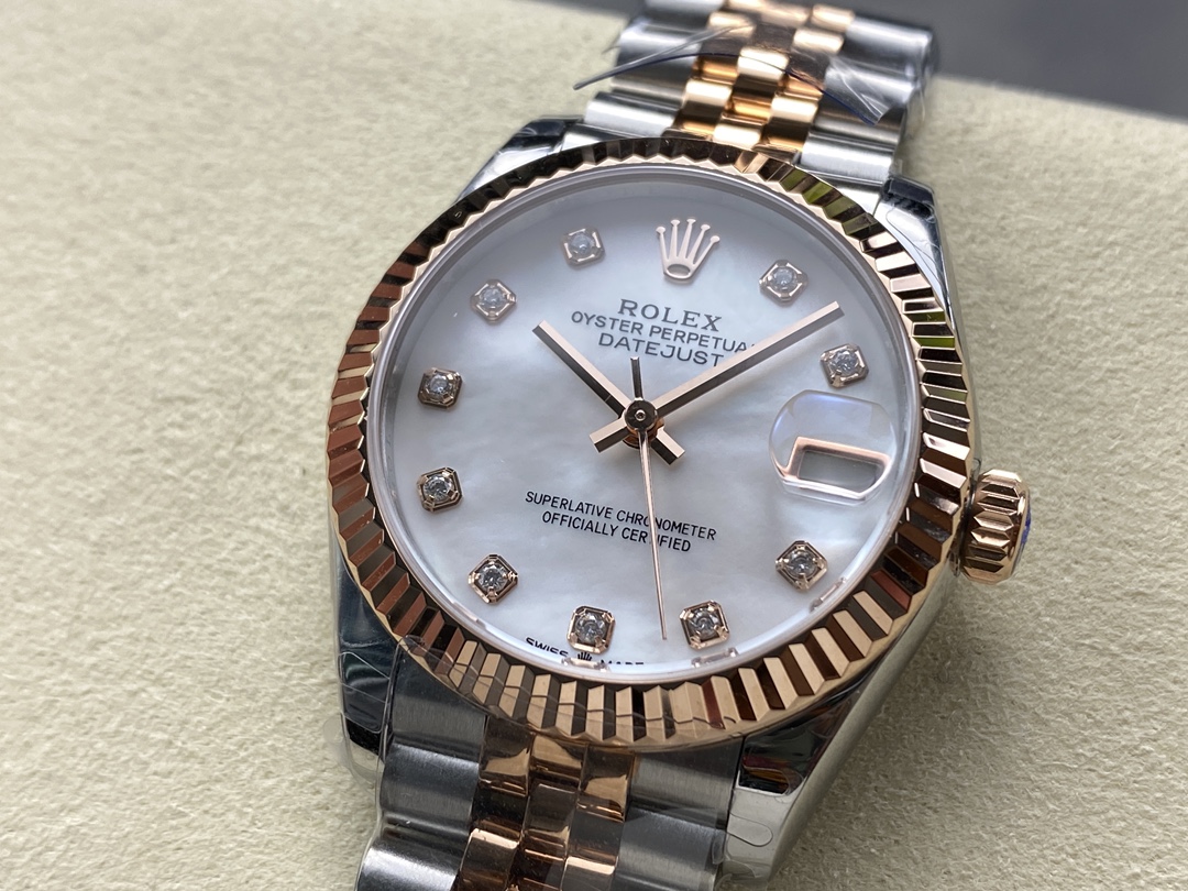 Rolex Datejust 31 Diamonds Jubilee Bracelet 278271 0026 Women's Watch