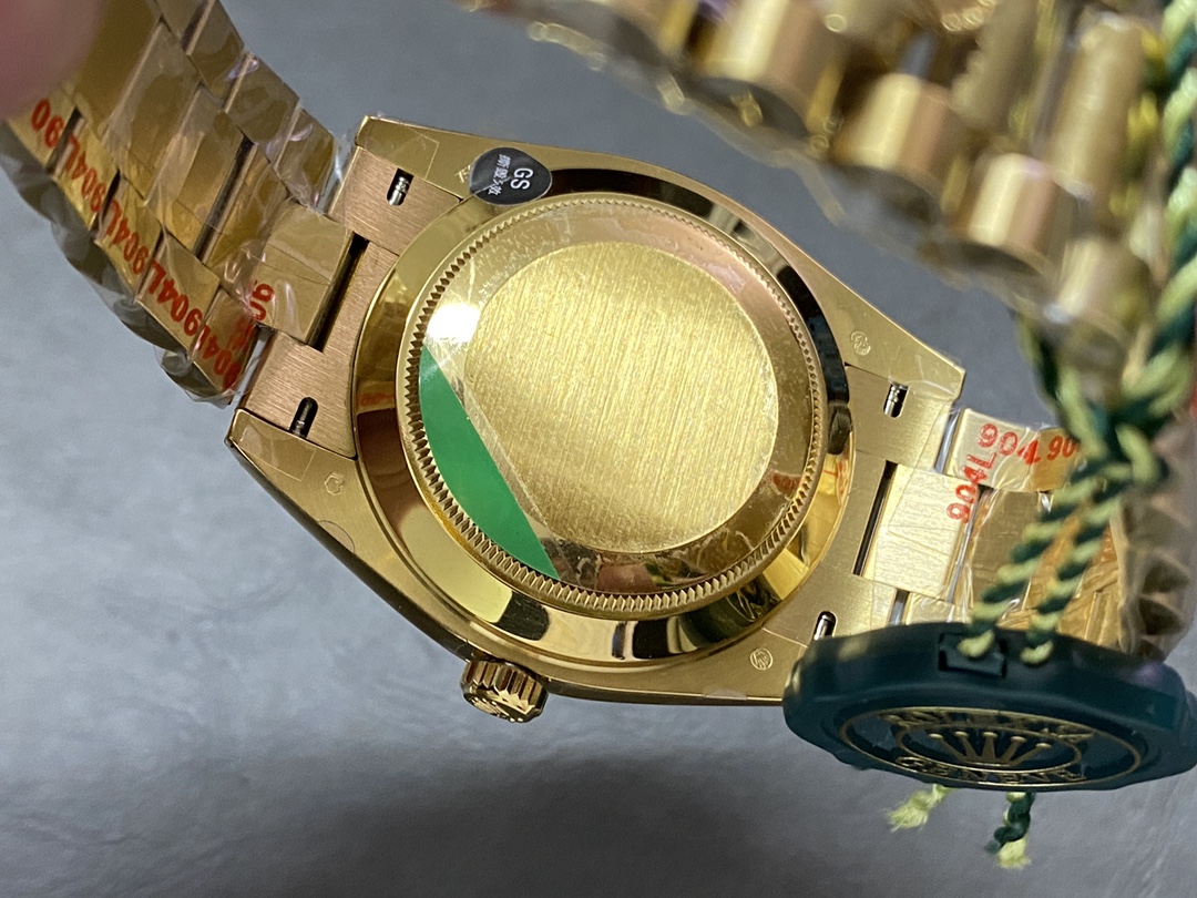 Rolex Day-Date 40 18K Yellow Gold Diamond Paved Dial Diamond m228348rbr 0037