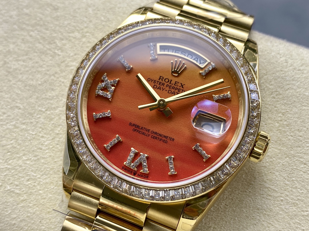 Rolex Day Date 36 President Bracelet 128348RBR 0049 Unisex Watch