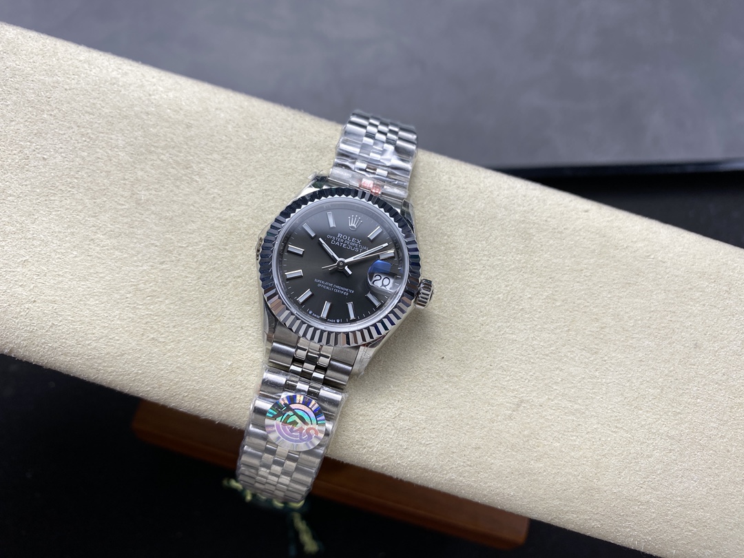 Rolex Datejust 279174 0011 28 mm Dark Grey Dial Women's Watch