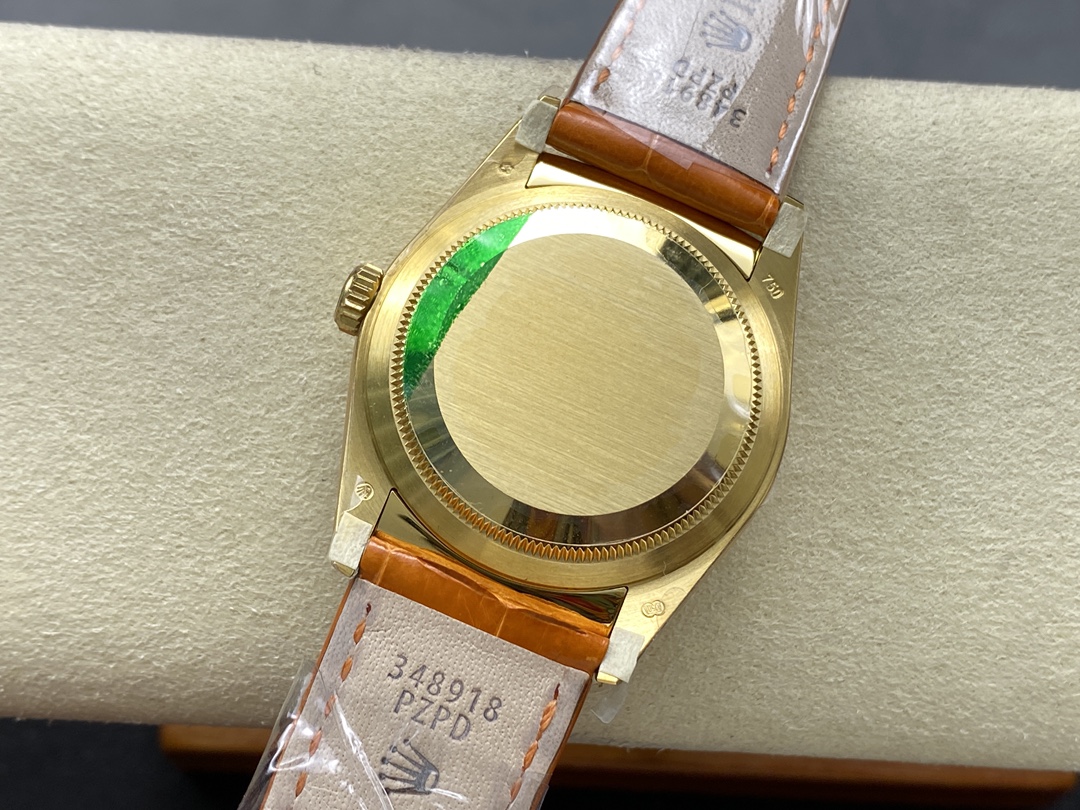 Rolex Day-Date 128238 Fluted Bezel Carnelian dial 36MM Unisex Replica Watch