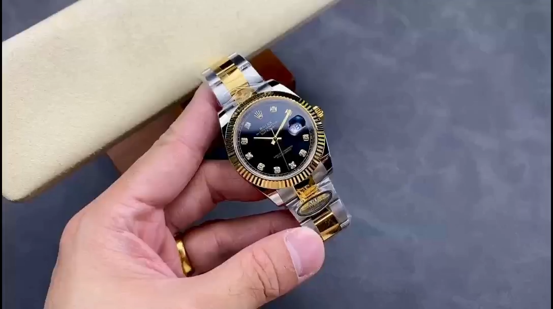 Rolex Datejust 41 Black Diamond Dial M126333 0005 Men's Watch