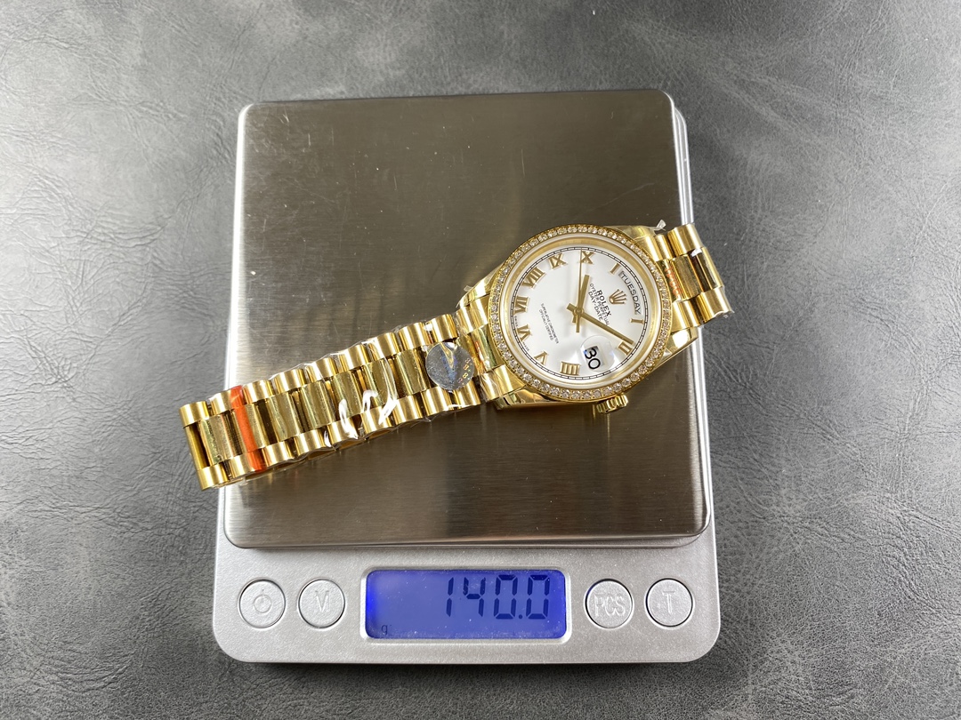 Rolex Day Date 36 Yellow Gold m128348rbr 0064 White Dial