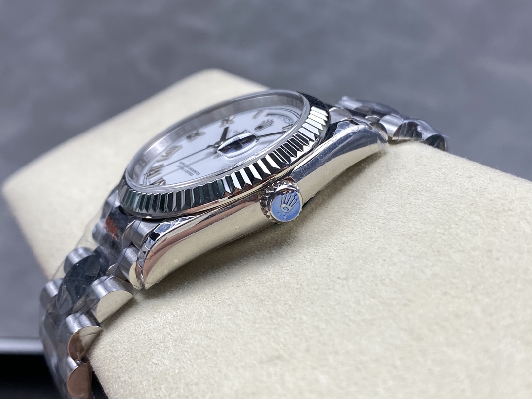 Rolex Day Date 36 White Dial Platinum President Bracelet m128236 0017