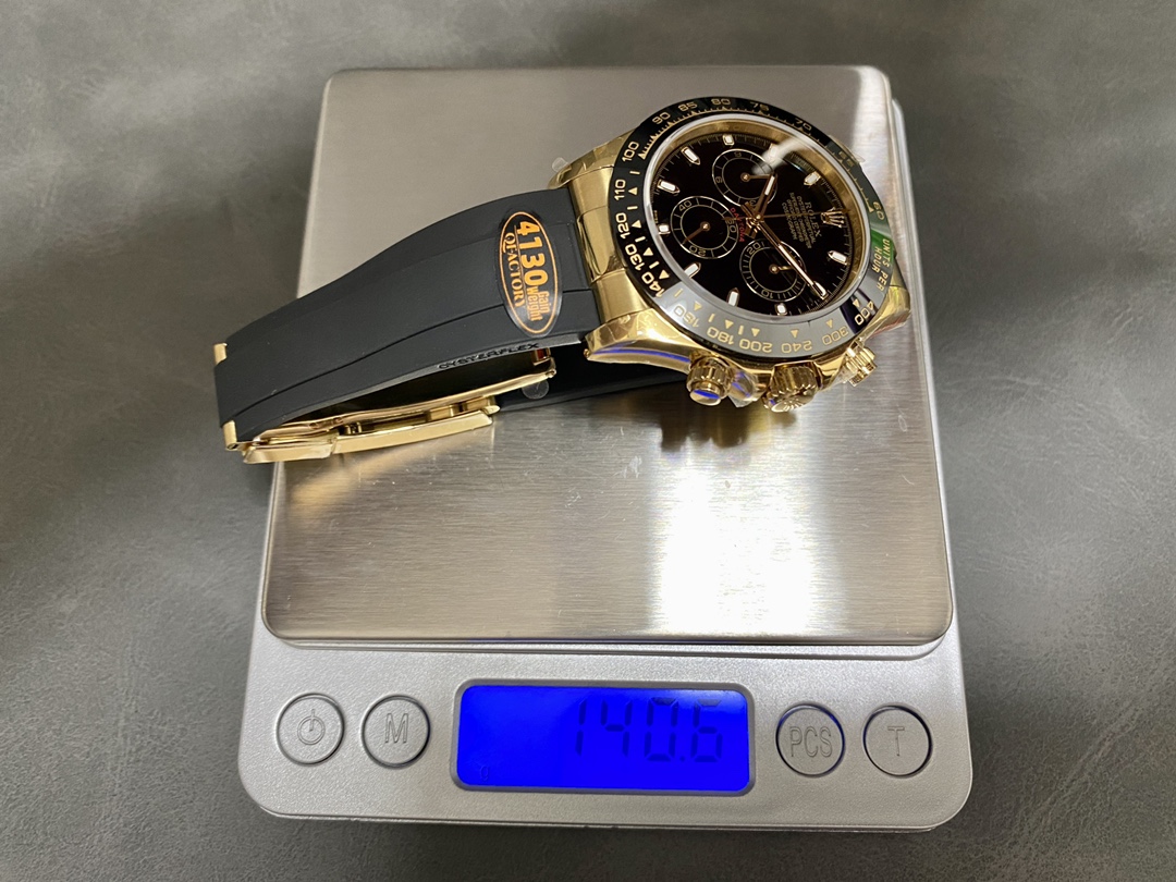 Rolex Daytona 116518LN Black Dial Yellow Gold 40mm Mens Replica Watch