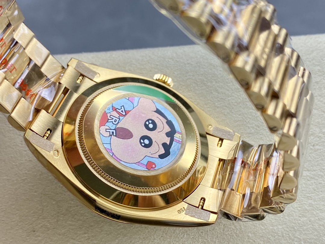 Rolex Day Date 40 Yellow Gold Green Ombre Dial M228238 0069 Replica
