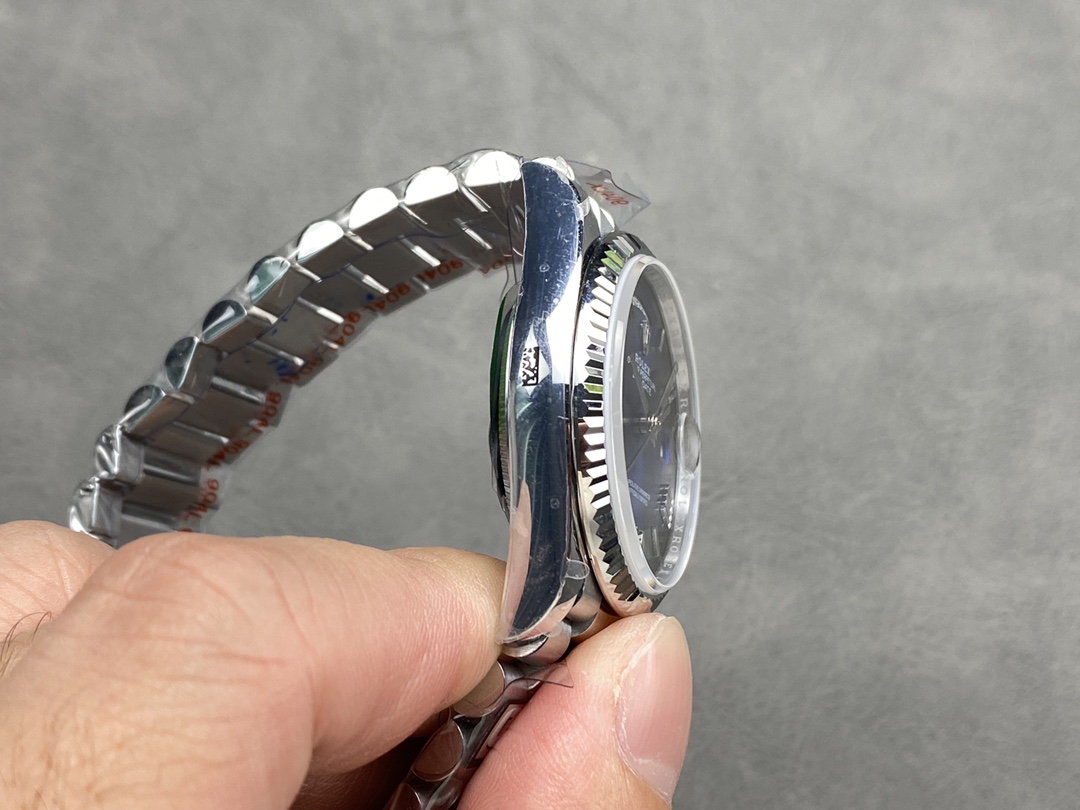 Rolex Day Date 36 White Gold Blue Ombre Dial M128236 0020