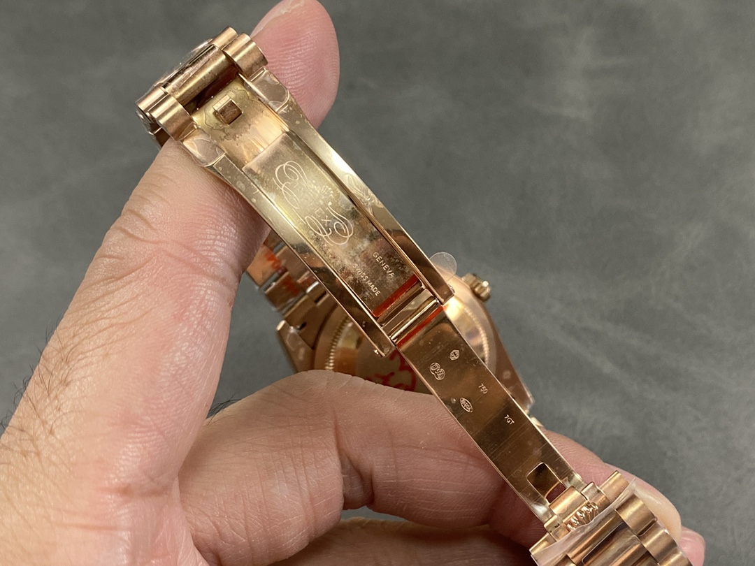 Rolex Day-Date 128345RBR Brown Ombre Dial Everose Gold 36MM Unisex Replica Watch