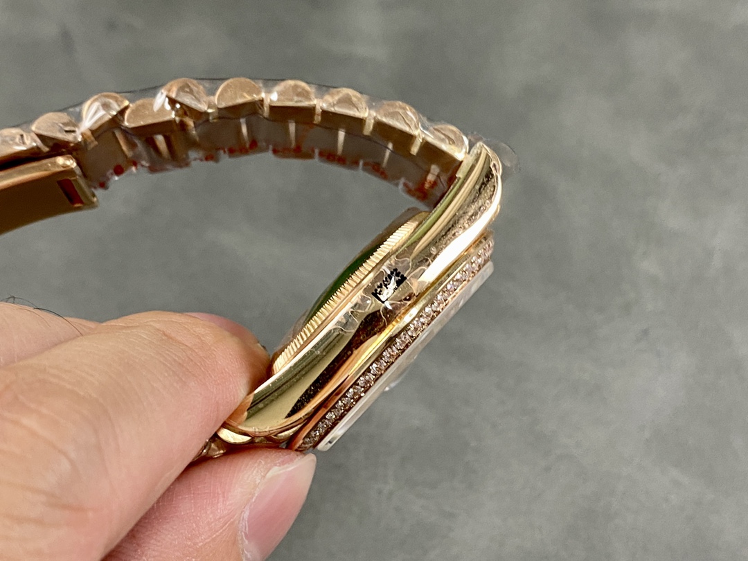 Rolex Day-Date 128345RBR Brown Ombre Dial Everose Gold 36MM Unisex Replica Watch