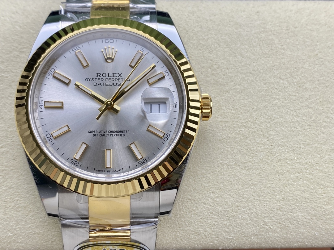Rolex Datejust 41 Oystersteel Silver Dial M126333 0001 Men's Watch
