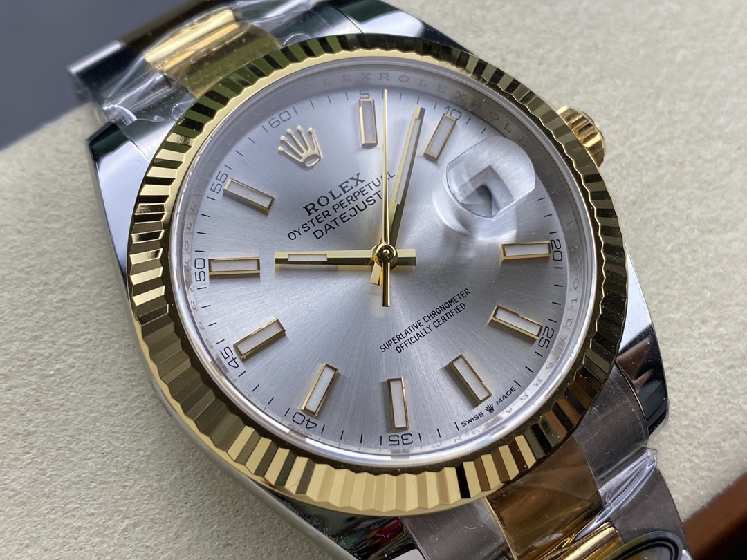Rolex Datejust 41 Oystersteel Silver Dial M126333 0001 Men's Watch