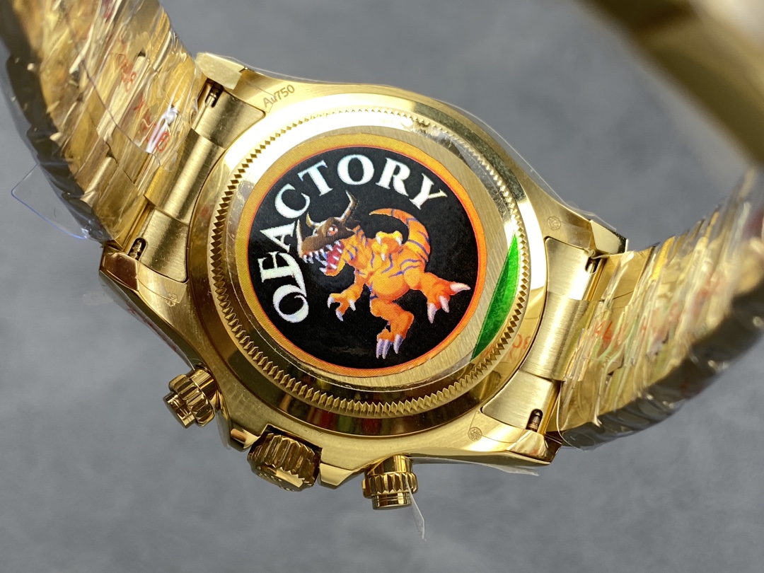 Rolex Daytona 116528 Yellow Gold Black Paul Newman Dial 40mm Mens Replica Watch