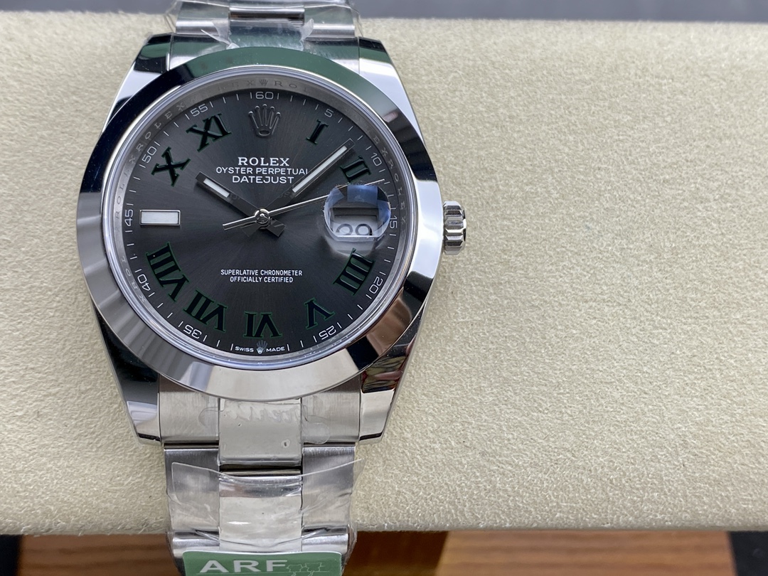 Rolex Datejust 41 Oyster Stainless Steel Slate M126300 0013 Men's Watch