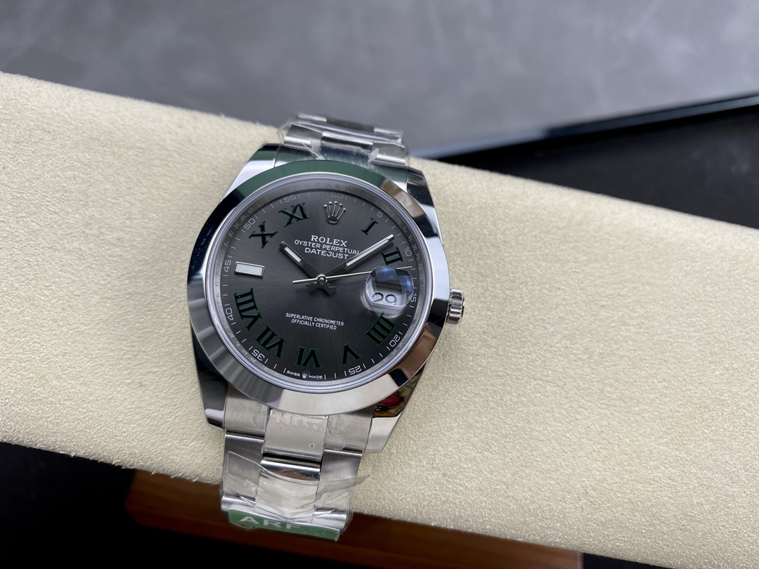 Rolex Datejust 41 Oyster Stainless Steel Slate M126300 0013 Men's Watch