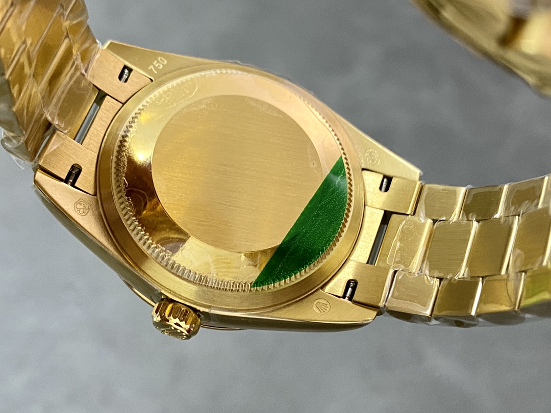 Rolex Datejust 31 Yellow Gold Green Dial m278278 0030 Women's Watch