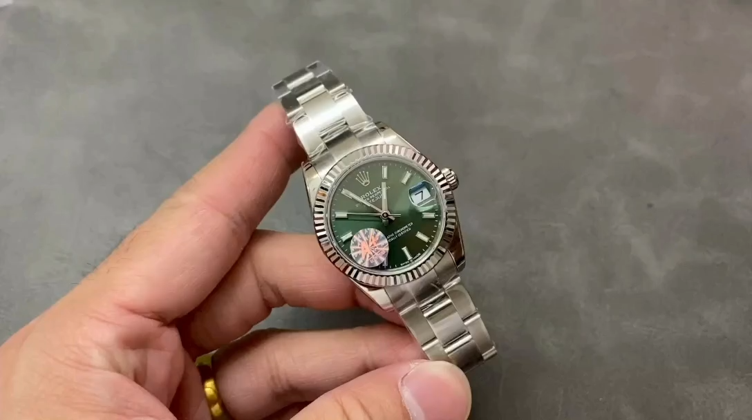 Rolex Datejust 31 White Gold Mint Green Dial M278274 0017 Women's Watch