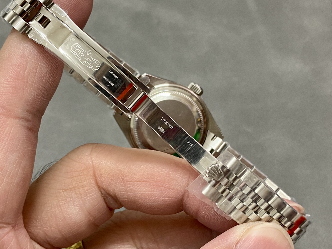 Rolex Datejust 28mm White Gold Silver Diamond President 279139rbr 0003 Women's Watch