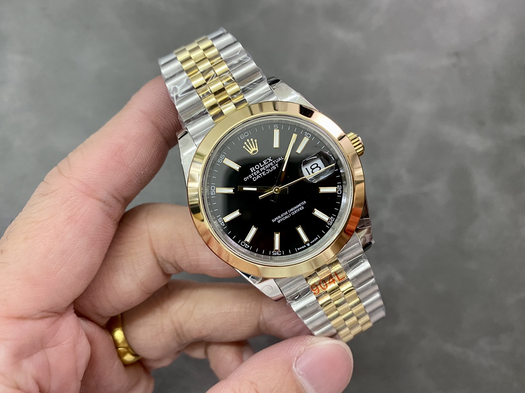 Rolex Datejust 41 Black Dial Jubilee Bracelet M126303 0014 Men's Watch