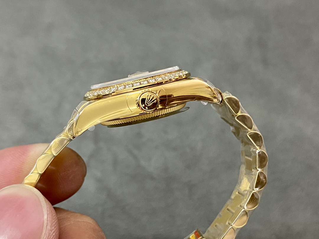 Rolex Datejust 28 Solid 18K Yellow Gold 279138RBR 0006 Women's Watch