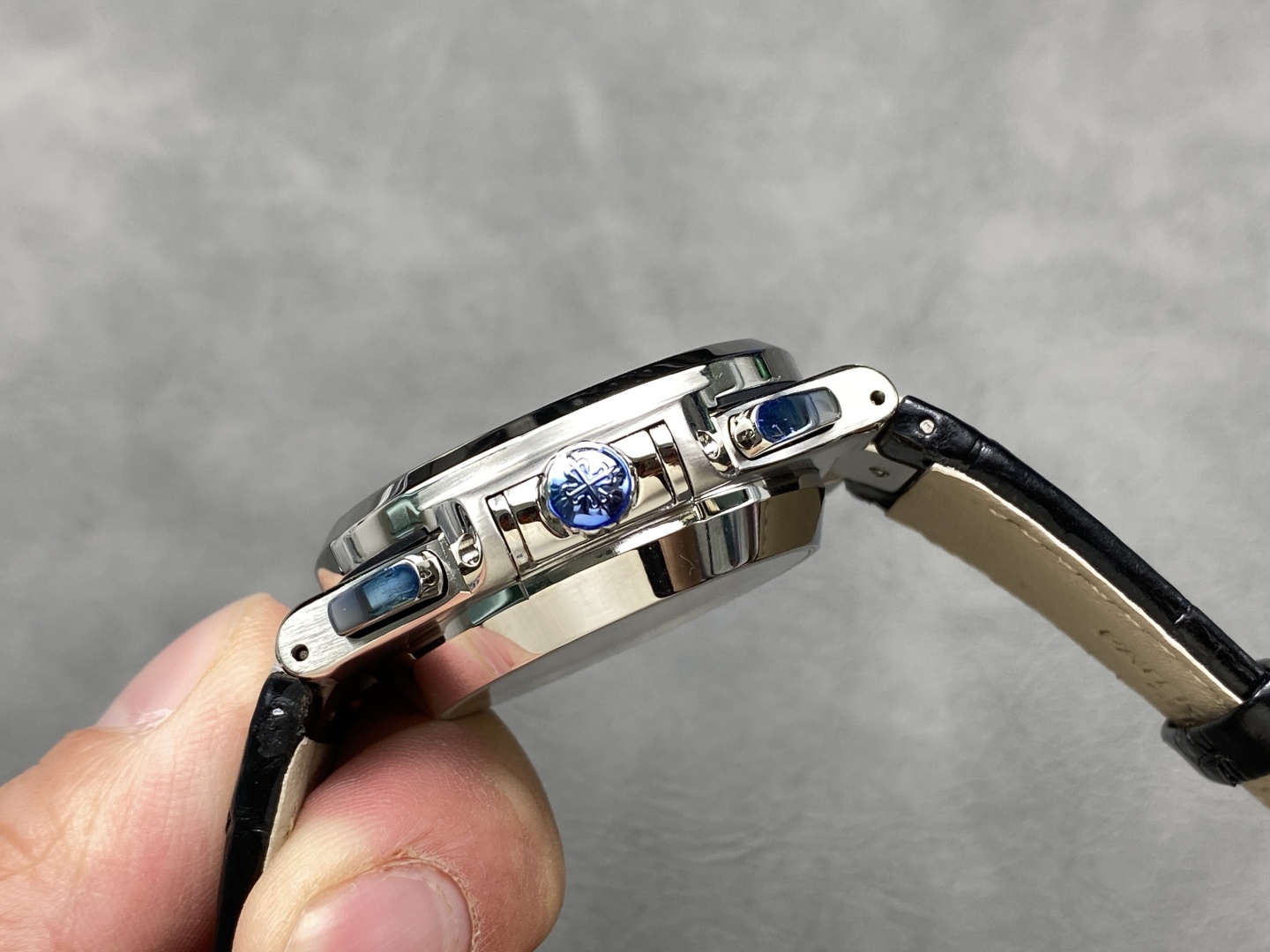 Patek Philippe Nautilus Chronograph Stainless Steel Blue Dial 5980 1A 001