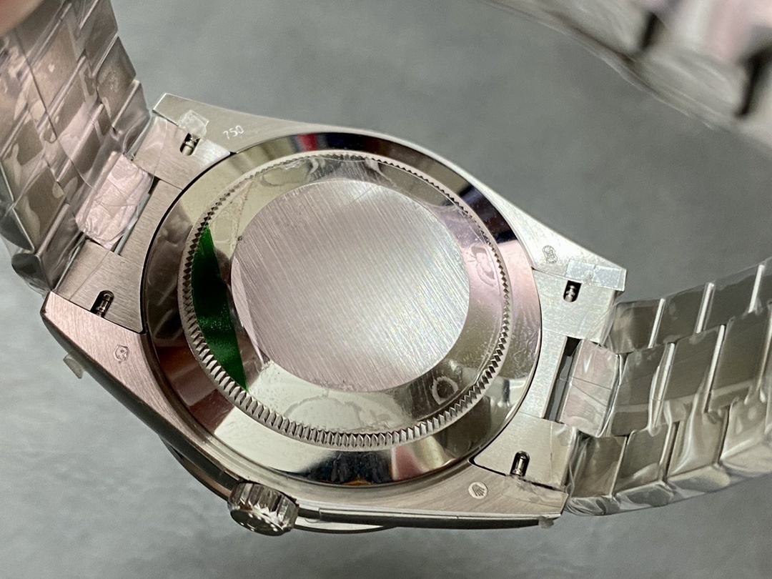 Rolex Day Date Platinum Diamond Paved Dial With Sapphires Diamond Bezel m228396tbr 0021 40mm