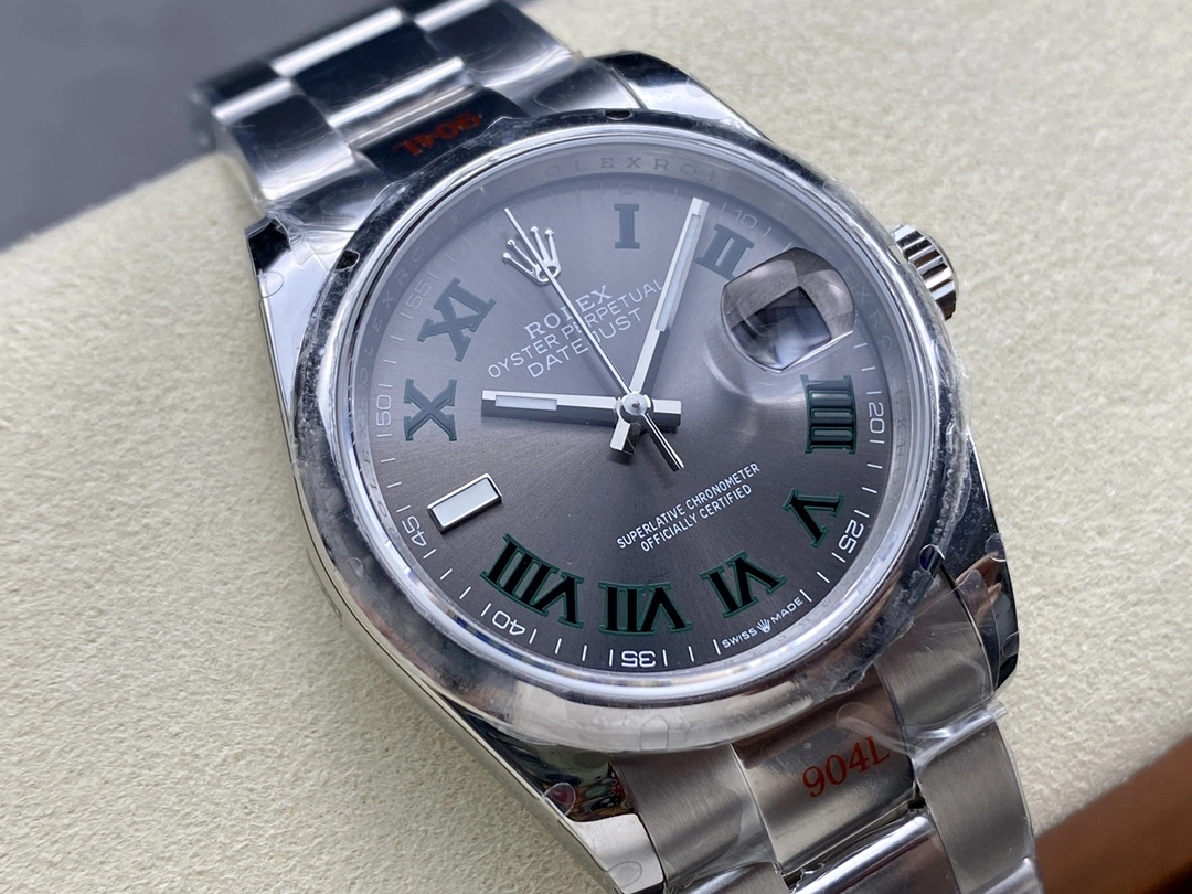 Rolex Datejust 36 Wimbledon Dial Midsize M126234 0046 Luxury Unisex Watch