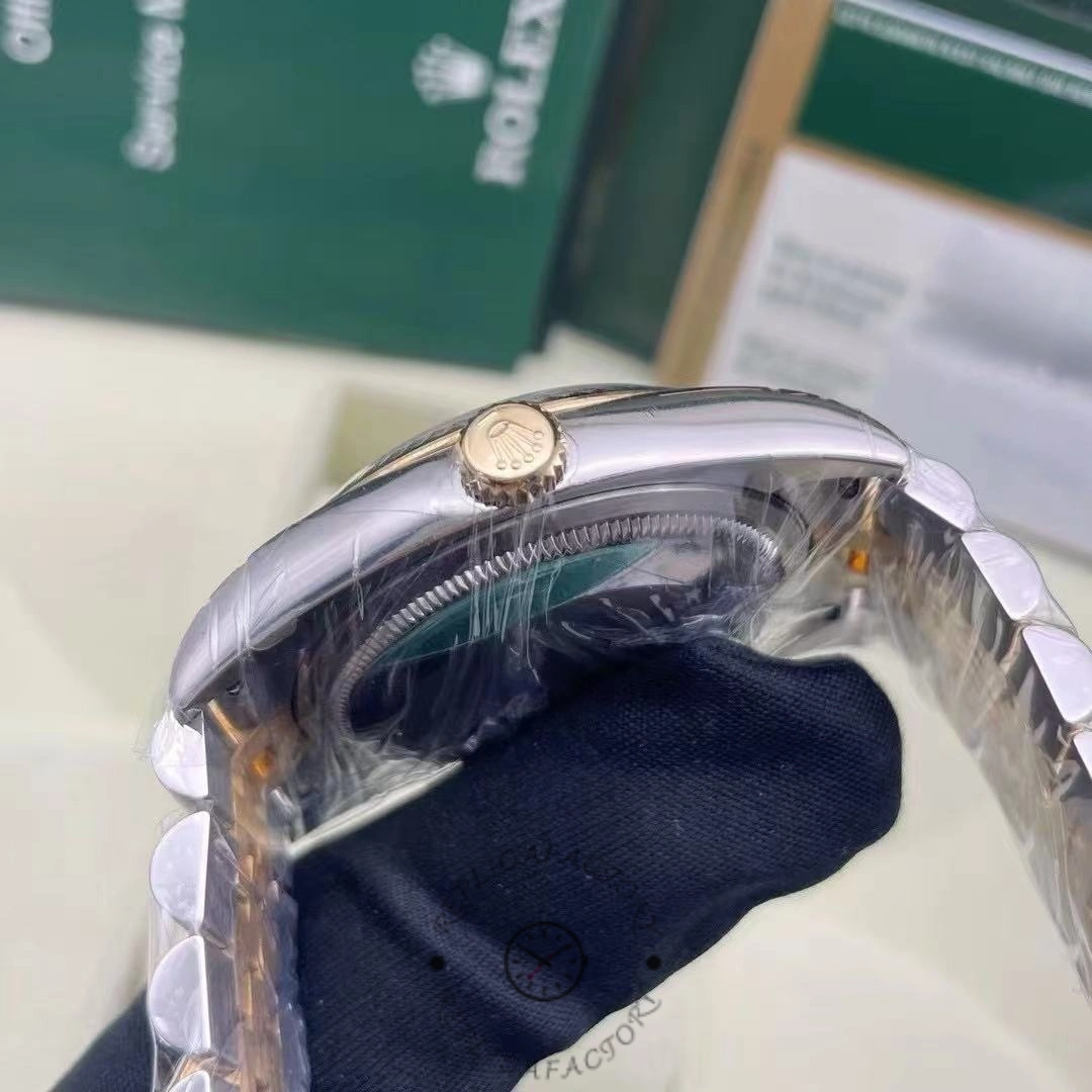 Rolex Datejust 116233 0147 Rolesor Yellow Champagne Roman Dial 36mm Clone Watch