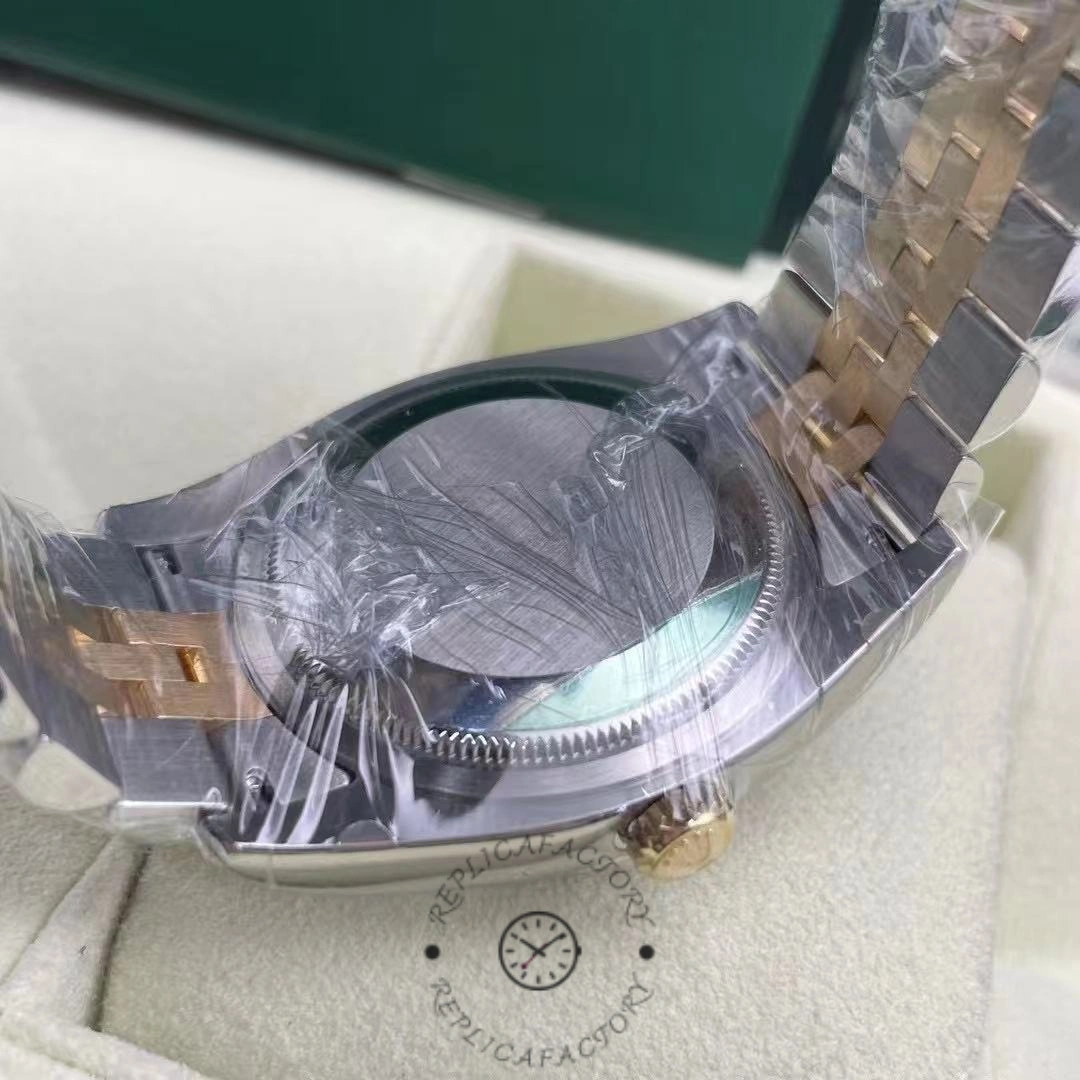 Rolex Datejust 116233 0147 Rolesor Yellow Champagne Roman Dial 36mm Clone Watch