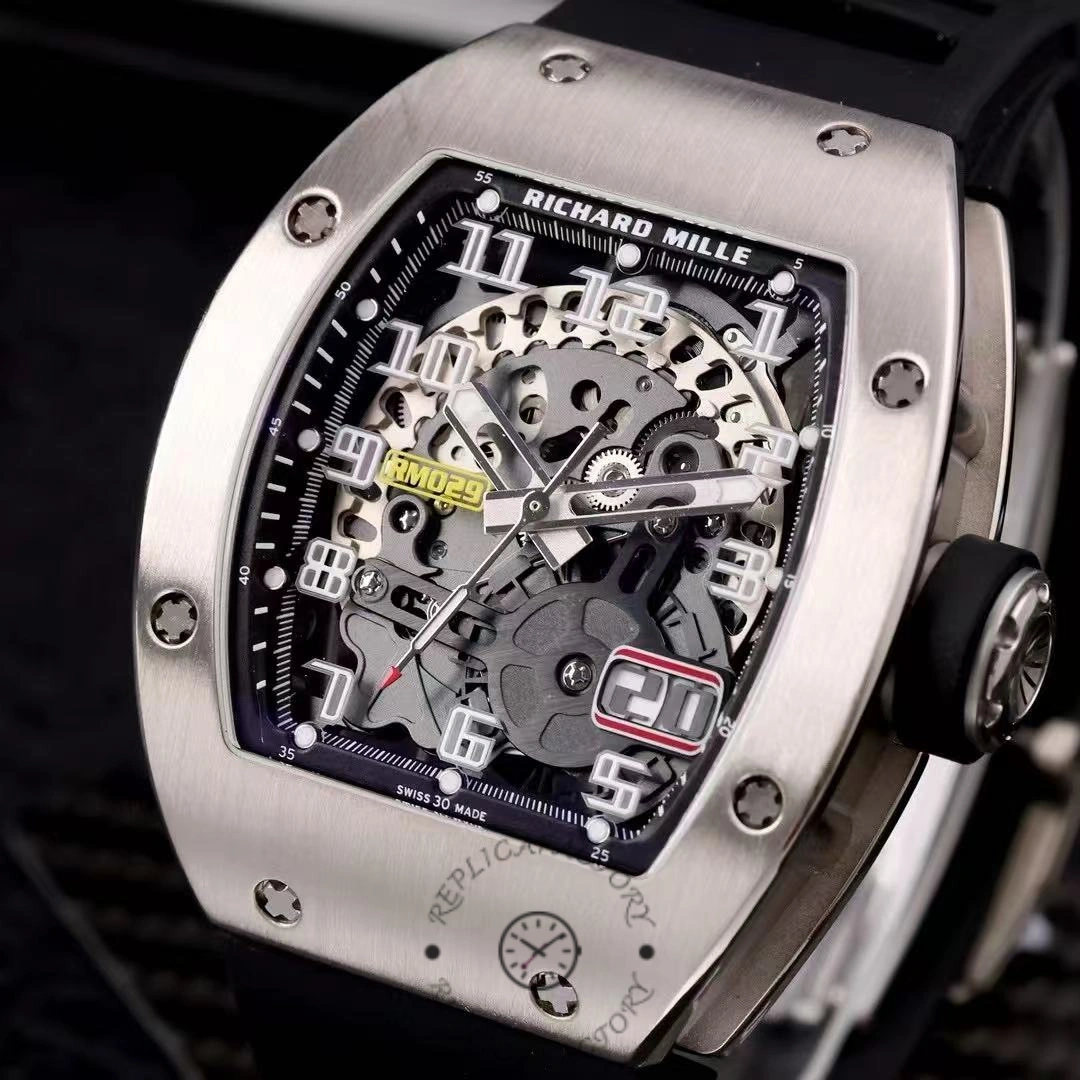 Richard Mille RM 029 Oversized Date Titanium Replica Watch