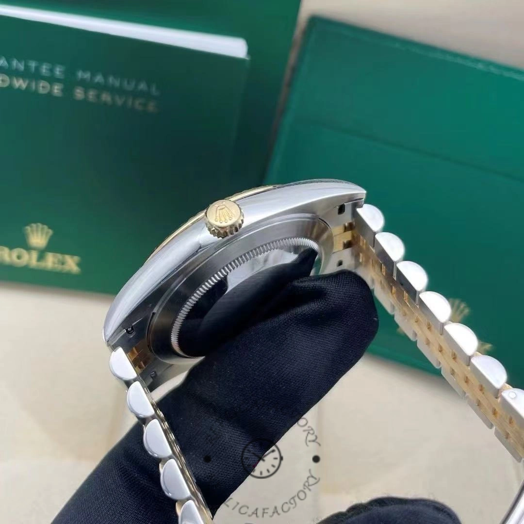 Rolex Datejust 126333 0006 Black Diamond Jubilee 41mm Men's Watch
