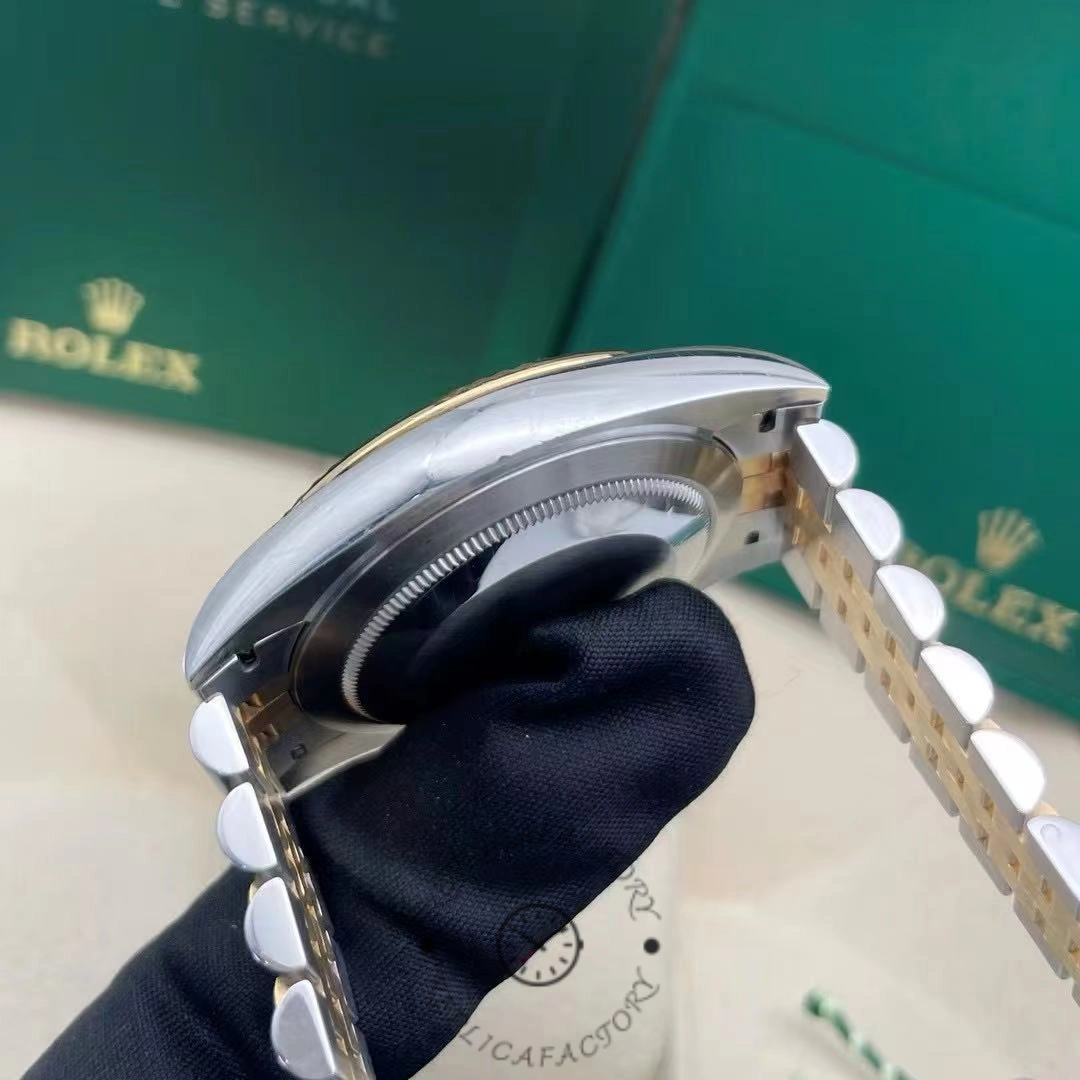 Rolex Datejust 126333 0006 Black Diamond Jubilee 41mm Men's Watch
