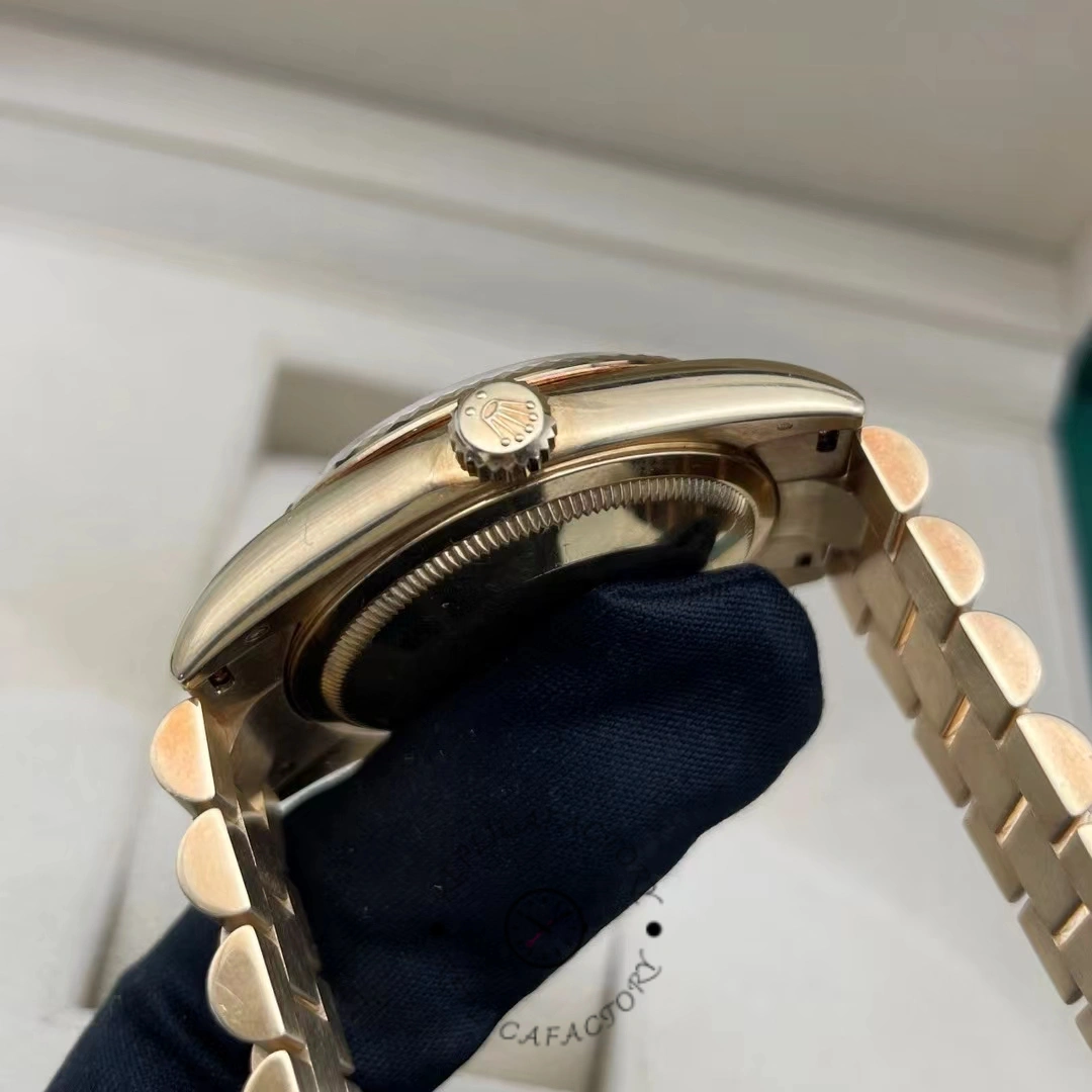Rolex Day-Date 118238 White Mother of Pearl Roman Dial 36mm
