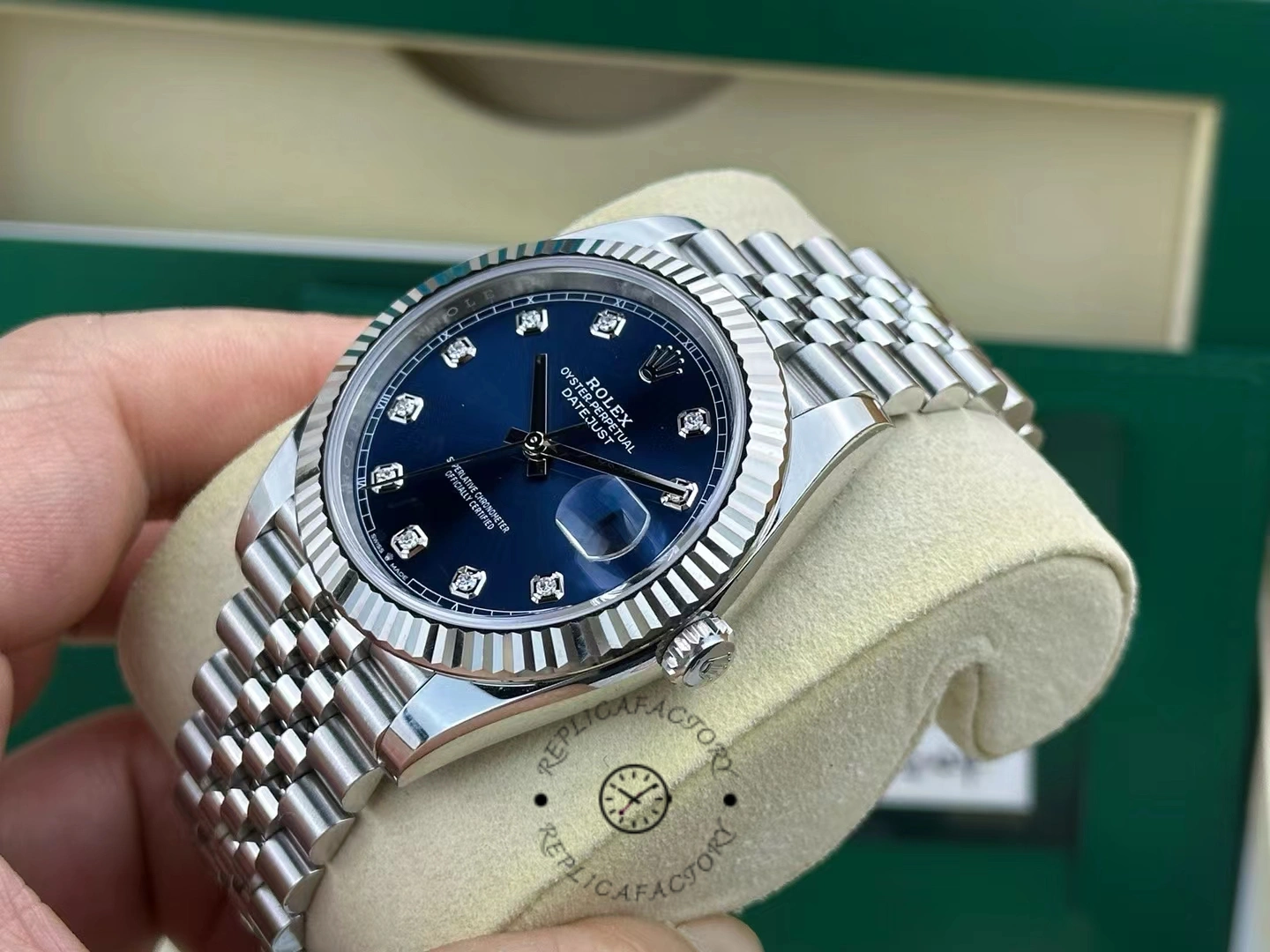 Rolex Datejust 41 White Gold Blue Dial 126334 0016