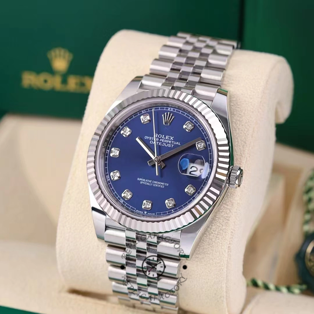 Rolex Datejust 41 White Gold Blue Dial 126334 0016