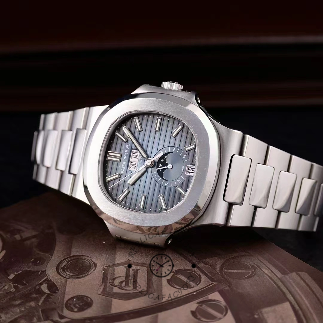 Patek Philippe Nautilus 5726 1A 001 40.5mm Stainless Steel Blue Dial Watch