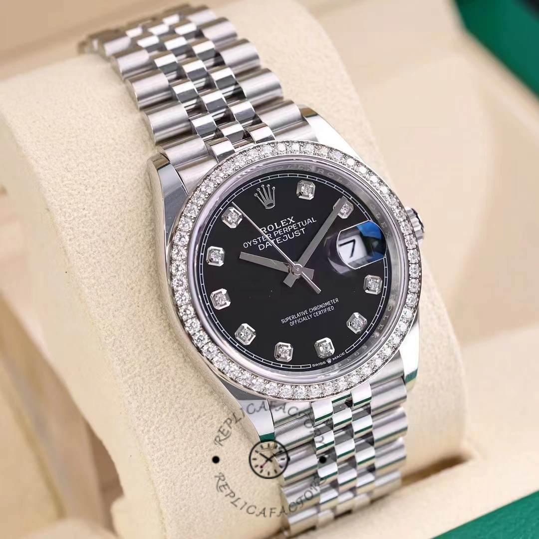 Rolex Datejust Stainless Steel 126284RBR 0019 Black Diamond Jubilee