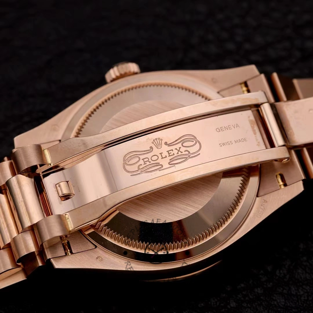 Rolex Day-Date 128345RBR Brown Ombre Dial Everose Gold 36MM Unisex Replica Watch