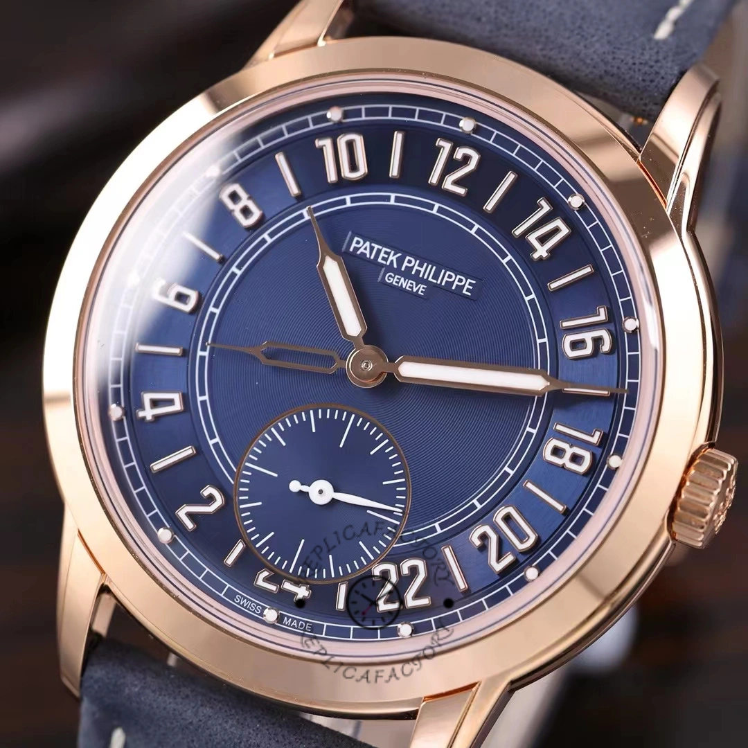 Patek Philippe Complications Rose Gold Blue 5224R 001 42mm Replica