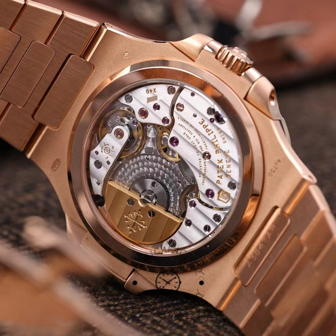 Patek Philippe Nautilus Moon Phase Rose Gold Brown Sunburst 5712 1R 001 40MM