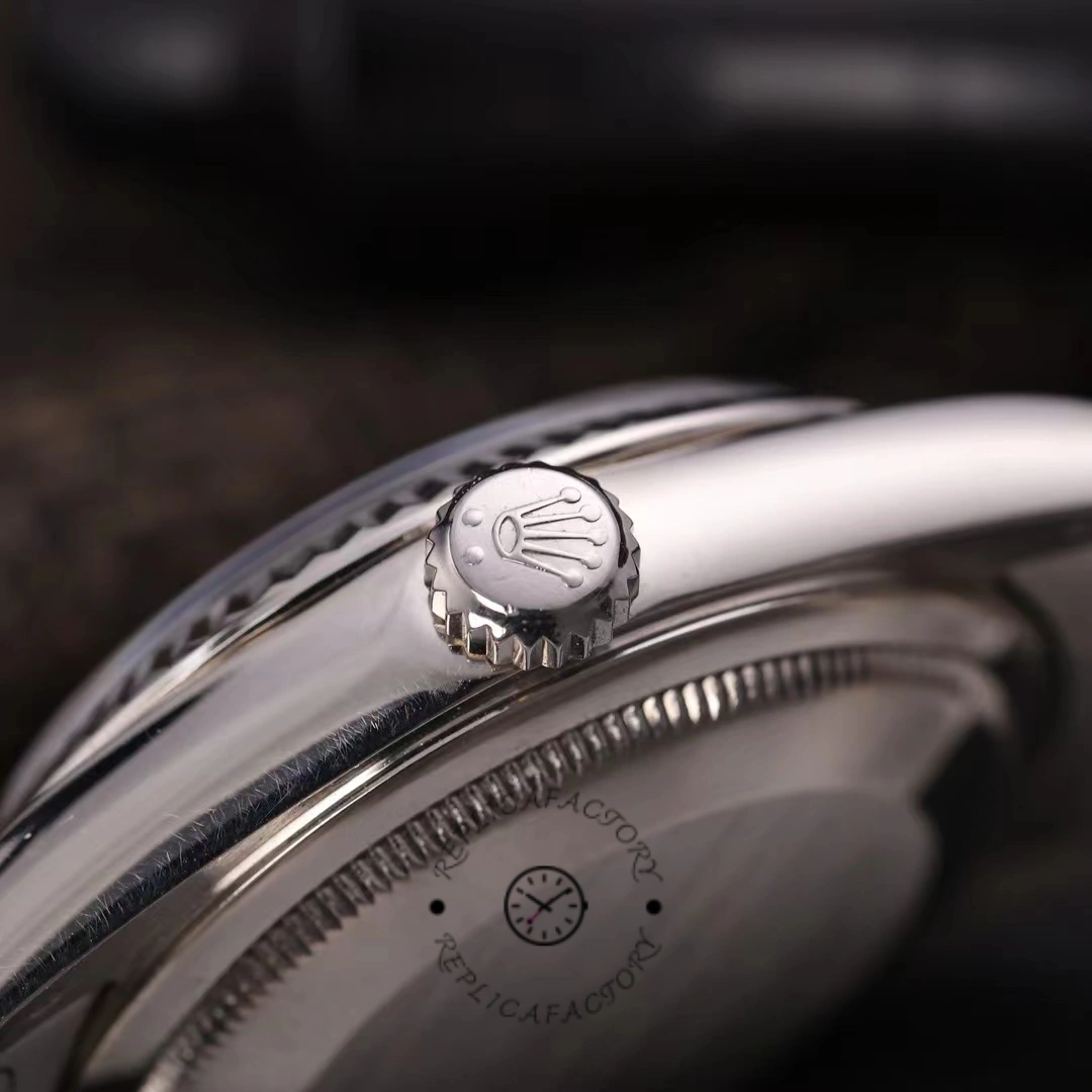 Rolex Day-Date 118239 white gold Silver Roman Numeral 36mm Unisex Replica Watch