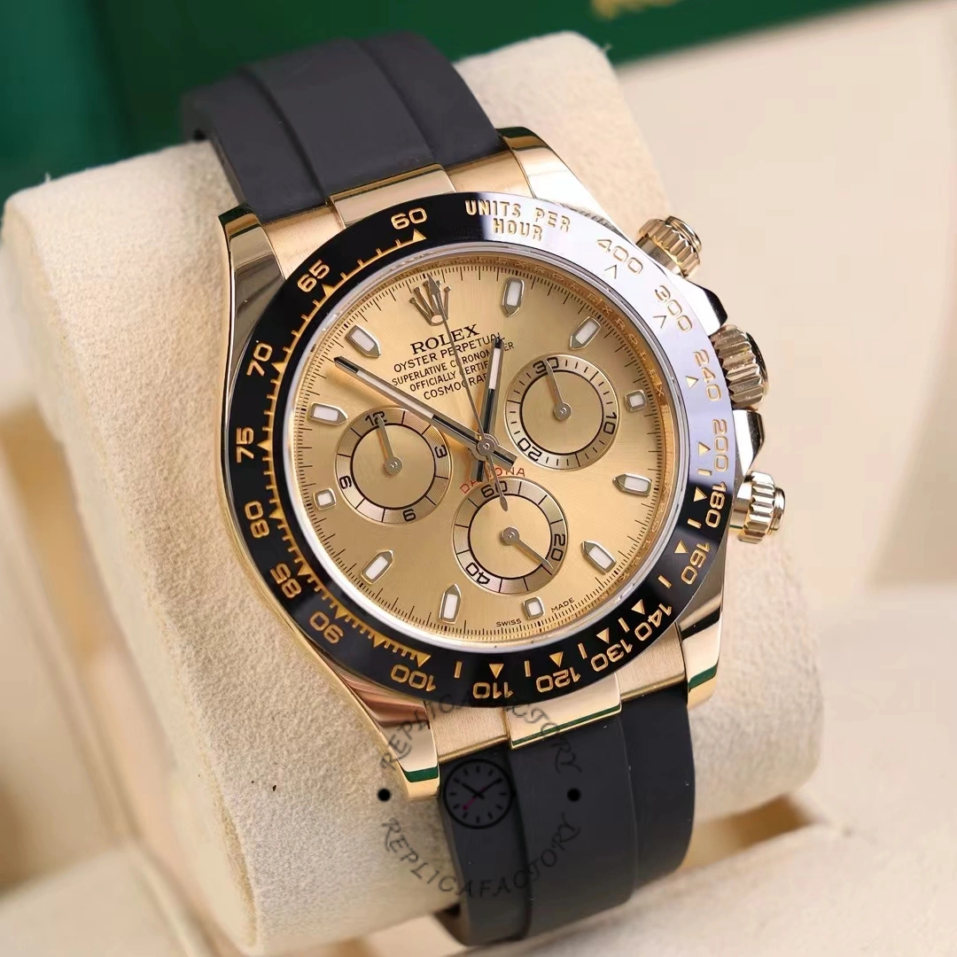 Rolex Cosmograph Daytona 116518 Champagne Dial Automatic 40mm Mens Replica Watch