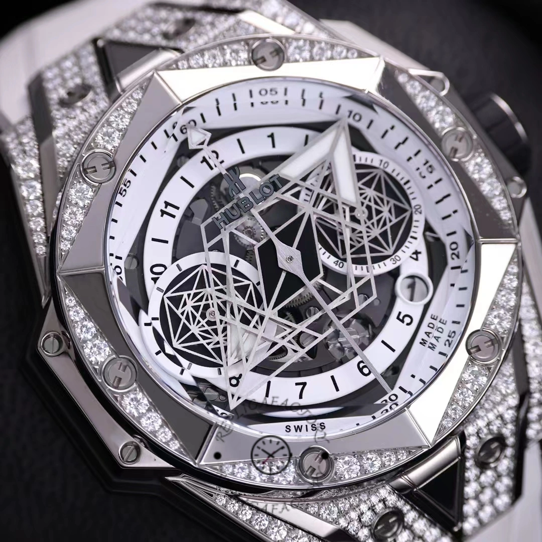 418.NX.2001.RX.1604.MXM20 Hublot Big Bang Partnerships Sang Bleu II Titanium Diamond