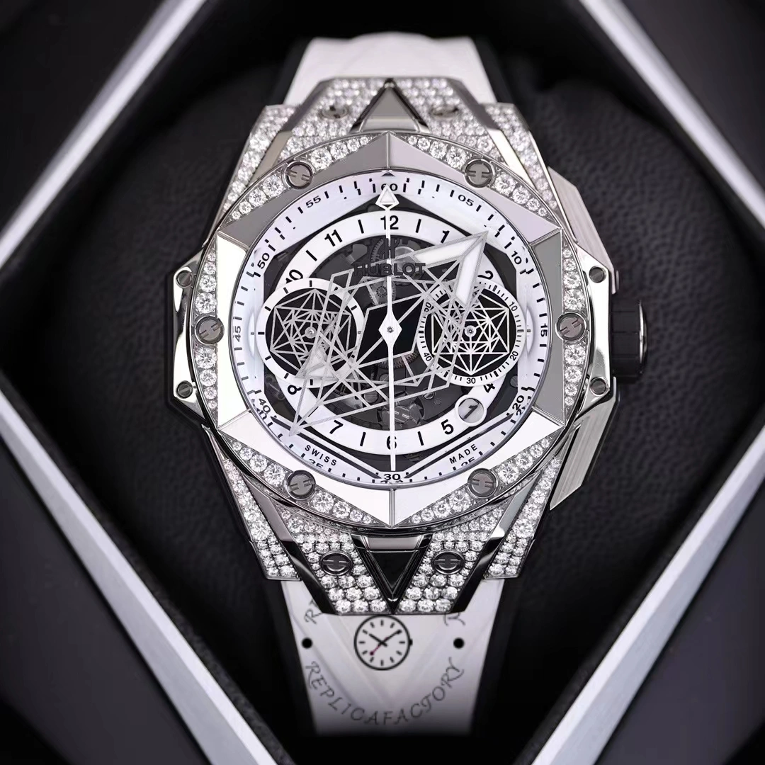 418.NX.2001.RX.1604.MXM20 Hublot Big Bang Partnerships Sang Bleu II Titanium Diamond