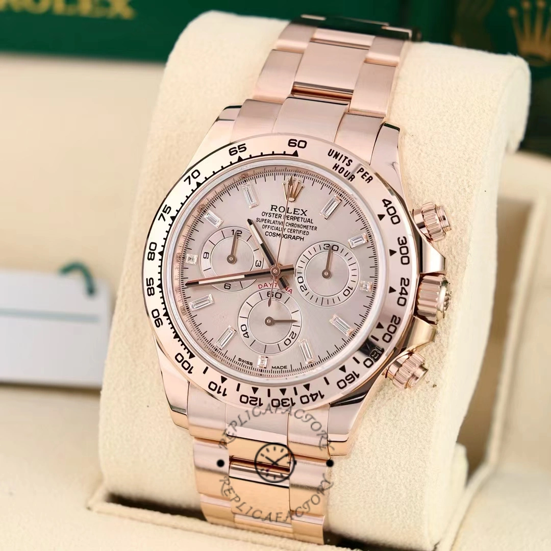 Rolex Daytona m116505 Everose Gold Sundust Pink Dial 40MM Mens Replica Watch