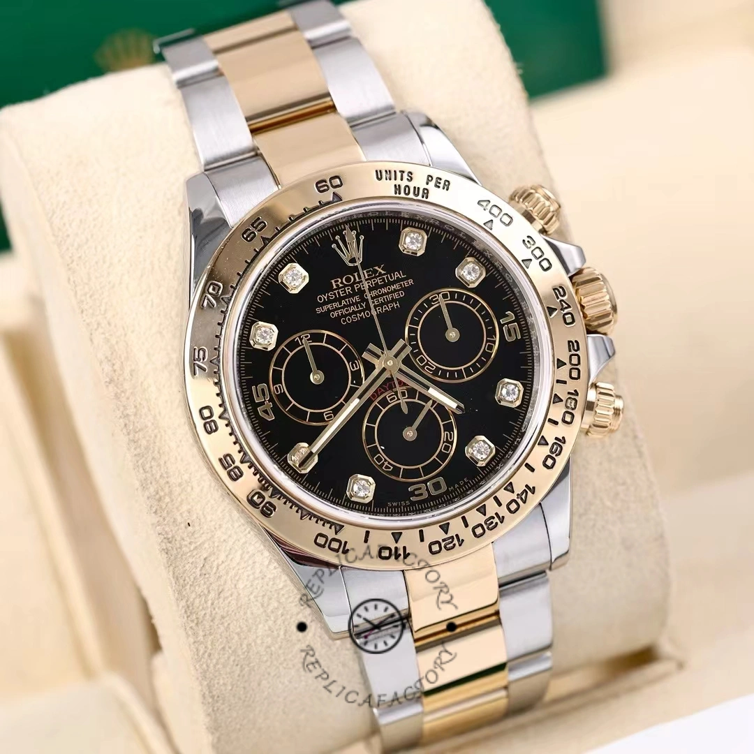 Rolex Cosmograph Daytona 116503 Black Diamond Dial 40MM Mens Replica Watch