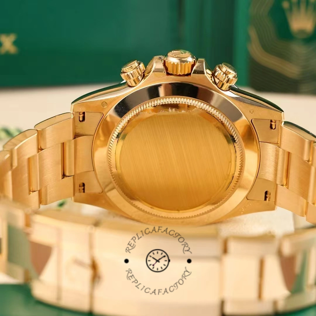 Rolex Daytona 116508 Yellow Gold Black Dial 40MM Mens Replica Watch