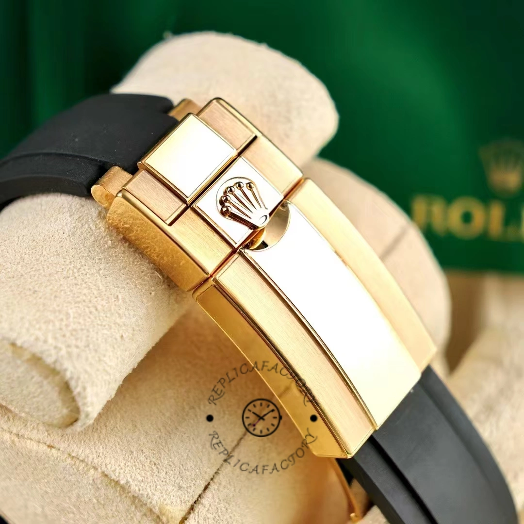 Rolex Daytona 116518LN Black Dial Yellow Gold 40mm Mens Replica Watch