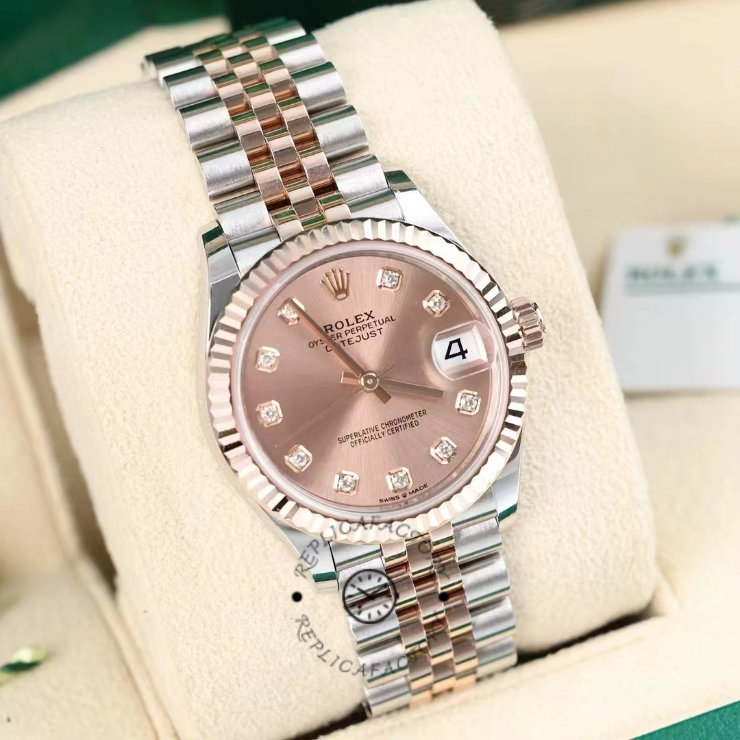 Rolex Datejust 31 Rose Diamond Dial M278271 0024 Women's Watch